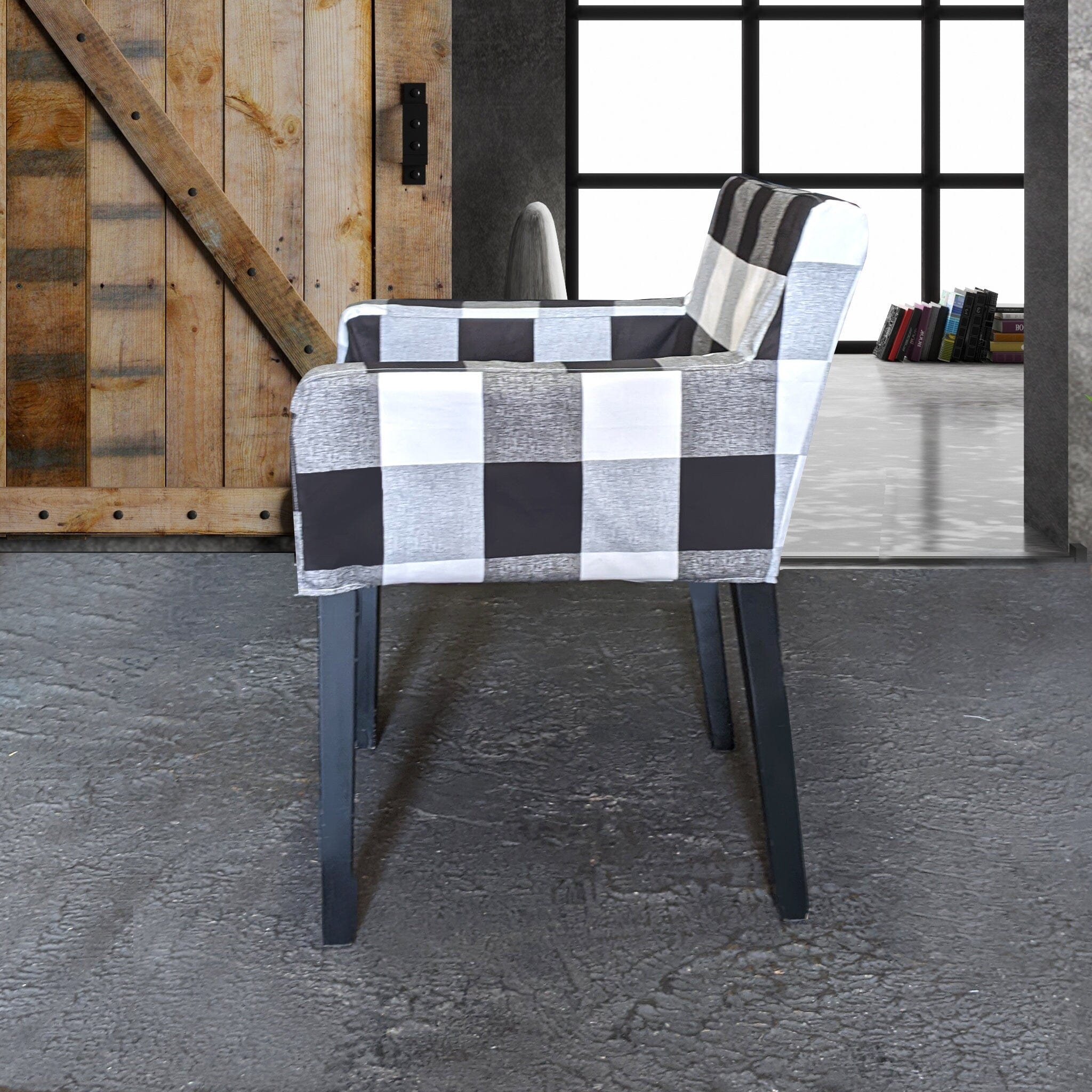 Rockin Cushions IKEA Nils Chair SALE IKEA NILS Scandinavian Buffalo Check Black, Plaid Chair Cover,  Compatible with IKEA Nils Armchair